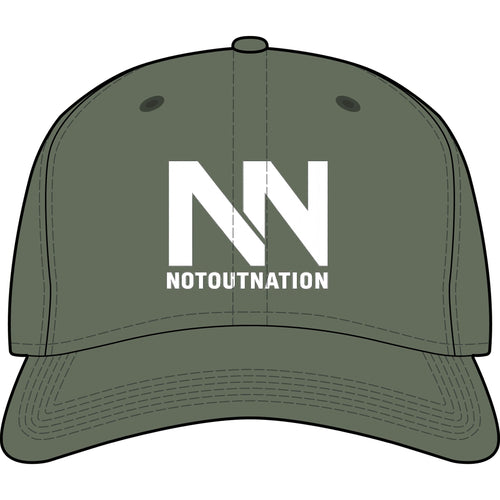 NotOut Official Cap (MILITARY GREEN)