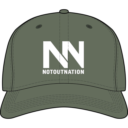 NotOut Official Cap (MILITARY GREEN)