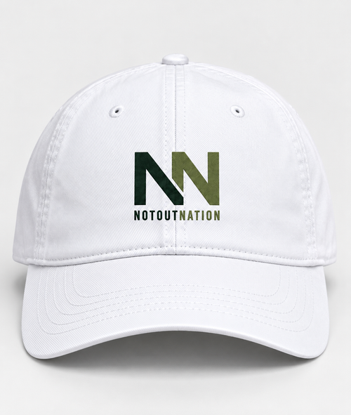 NotOut Official Cap (White)