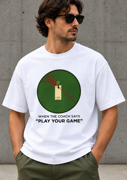 "Play Your Game" Oversized T-Shirt