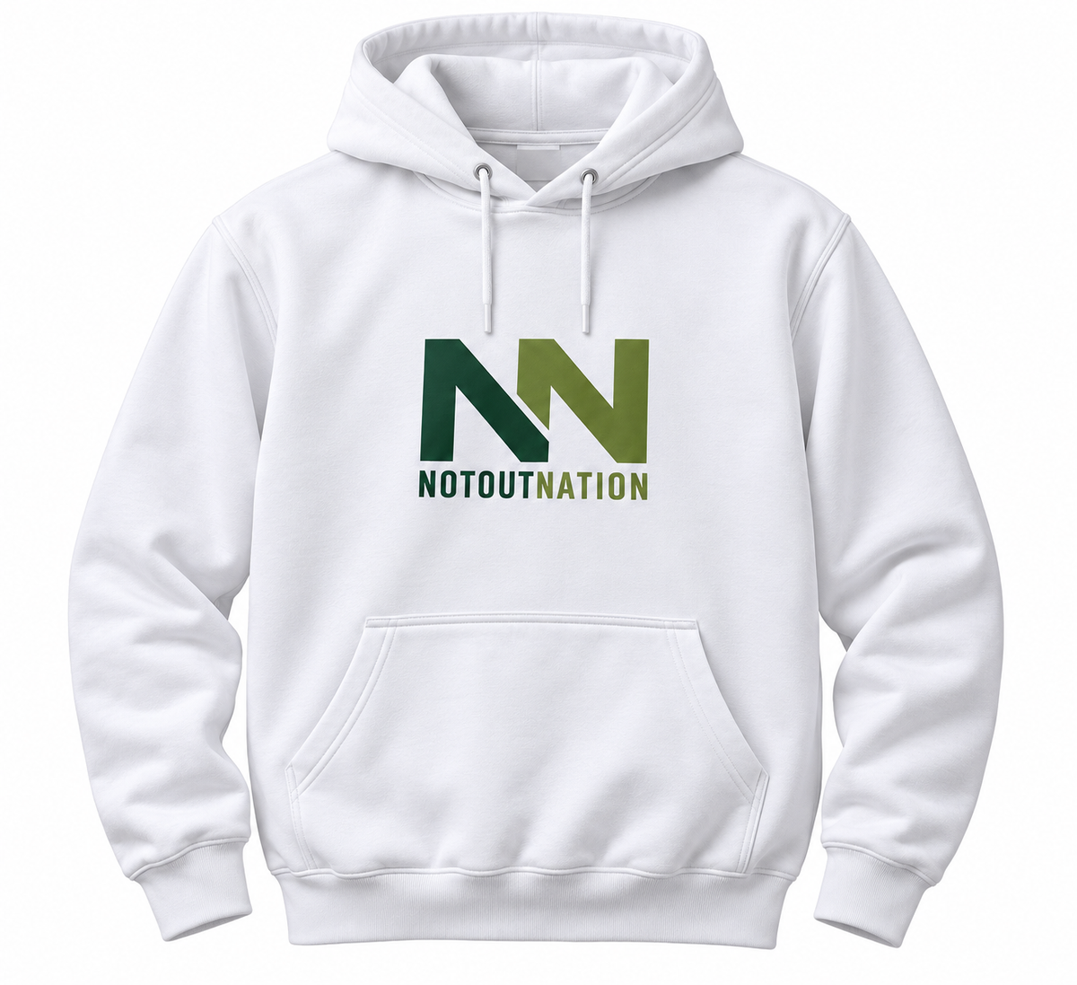 NotOut Official Hoodie (White)