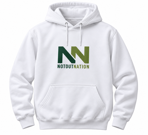 NotOut Official Hoodie (White)