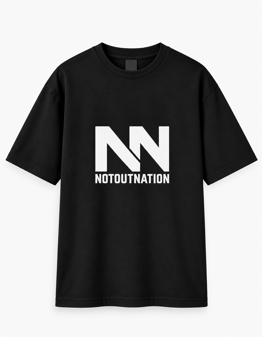 NotOut Official Oversized T-Shirt (Black)
