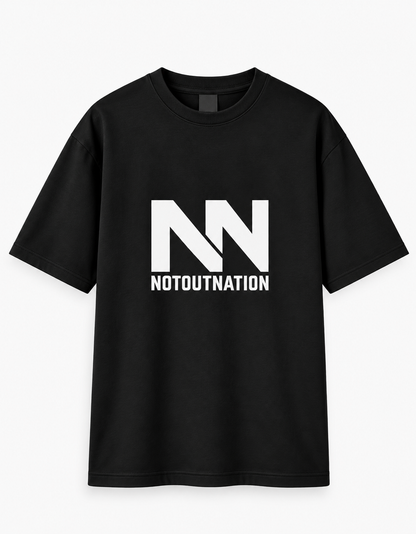 NotOut Official Oversized T-Shirt (Black)
