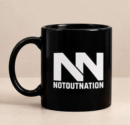 NotOut Official Mug (Black)