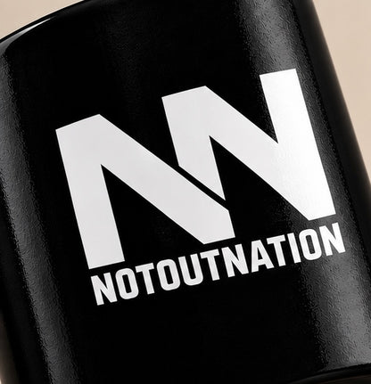 NotOut Official Mug (Black)