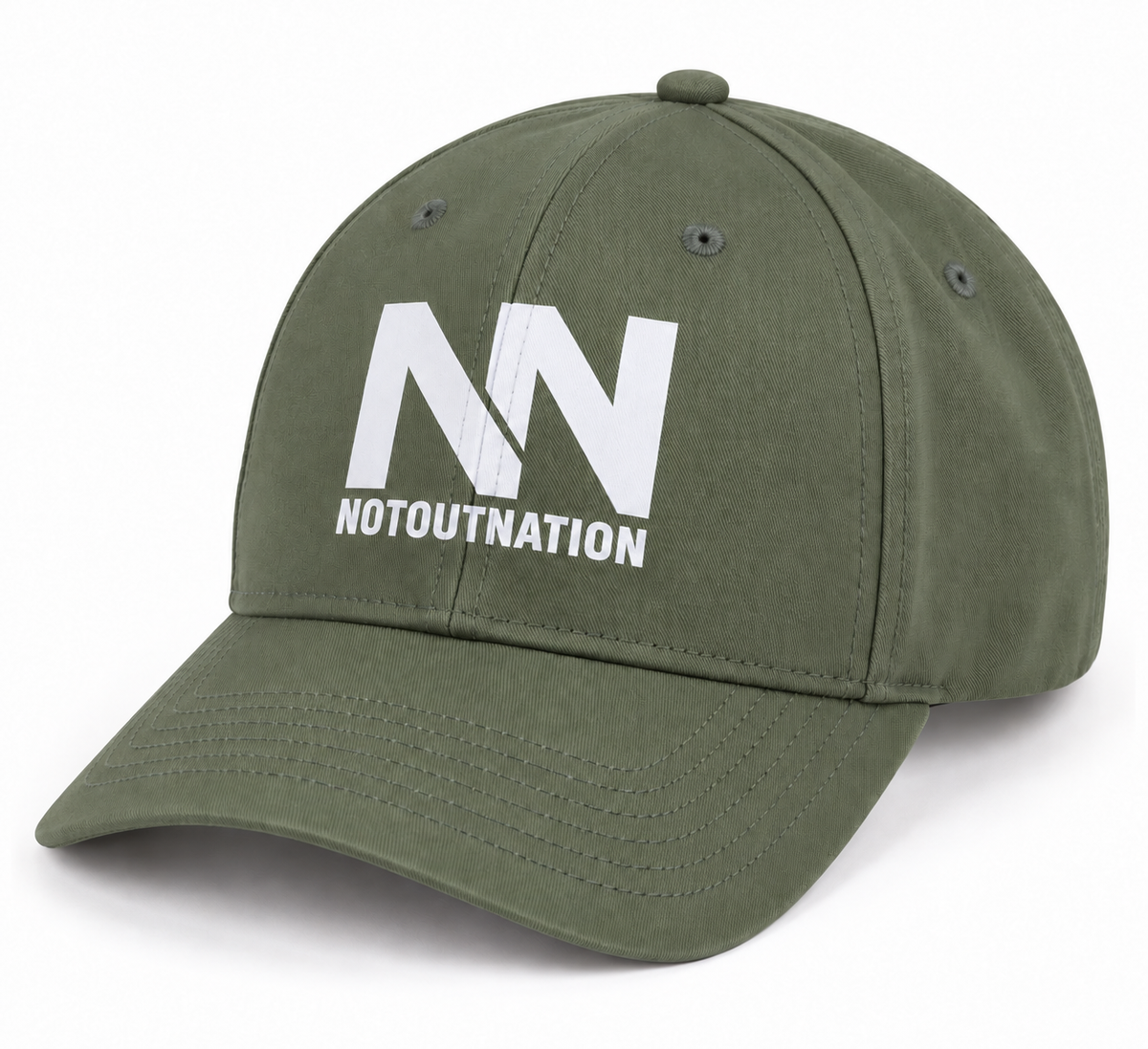 NotOut Official Cap (MILITARY GREEN)