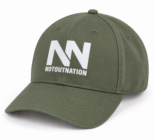 NotOut Official Cap (MILITARY GREEN)