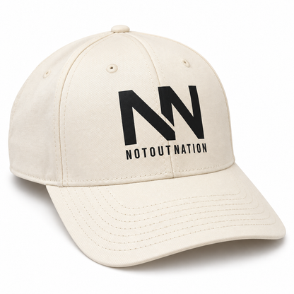 NotOut Official Cap (CREAM)