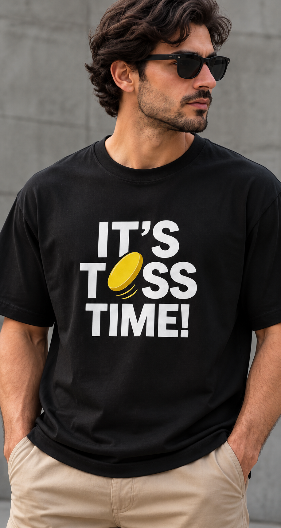 "It's Toss Time!" Oversized T-Shirt