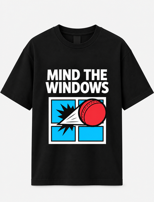 "Mind the Windows" Oversized T-Shirt