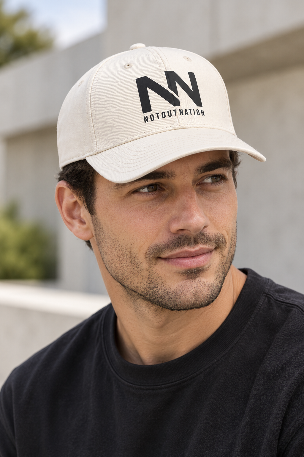 NotOut Official Cap (CREAM)
