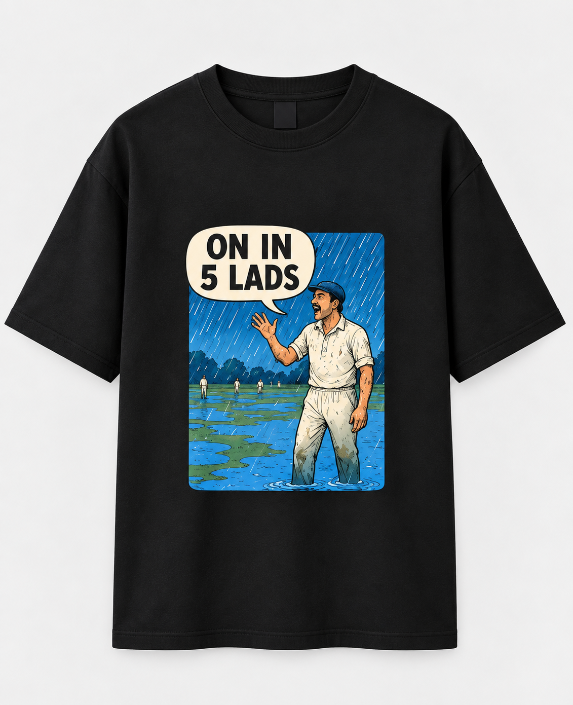 "On in 5 lads" Oversized T-Shirt