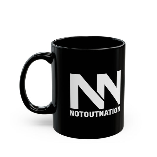 NotOut Official Mug (BLACK)